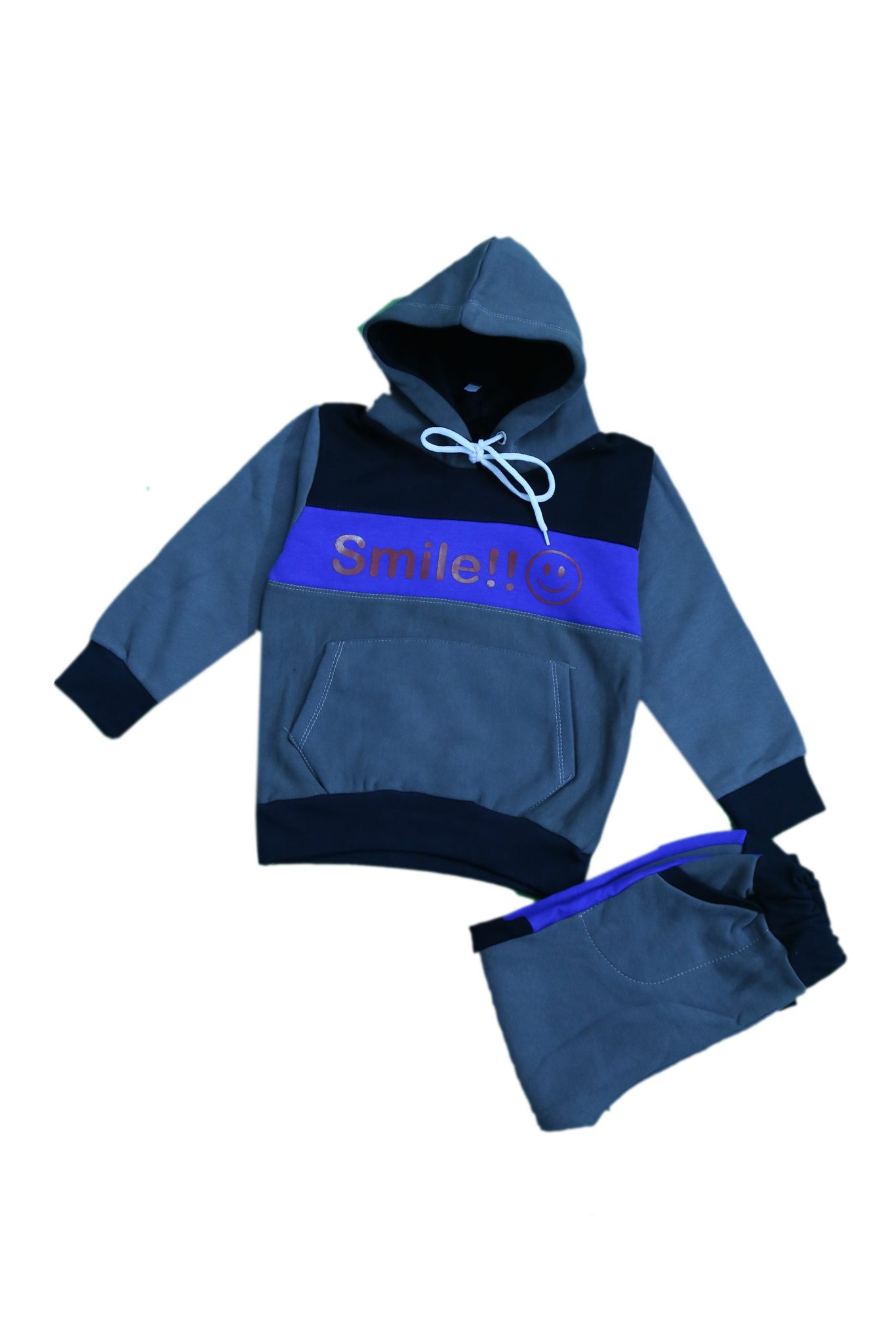 Indigo Hoodie Suit