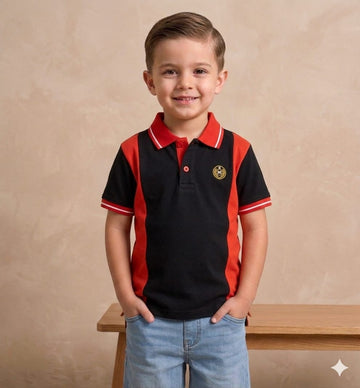 Black R Polo Shirt