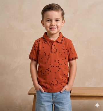 Rust P Polo Shirt