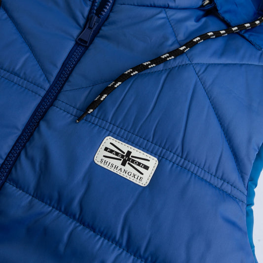 Blue Fashion Puffer Jacket