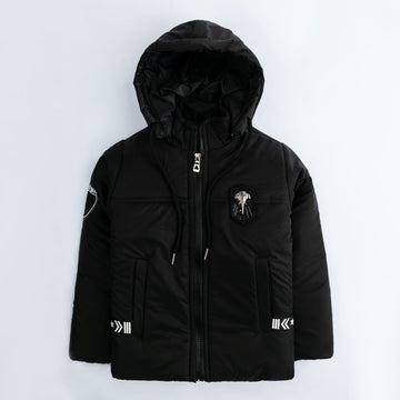 China puffer Jacket-Black B