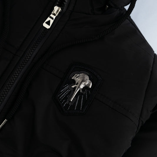 China puffer Jacket-Black B