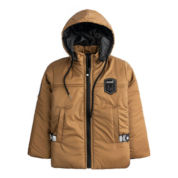 China puffer Jacket-Brown B