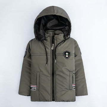 China puffer Jacket- H Grey