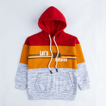 Mustard White Hoodie