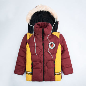 China Fer Jacket- Red Yellow