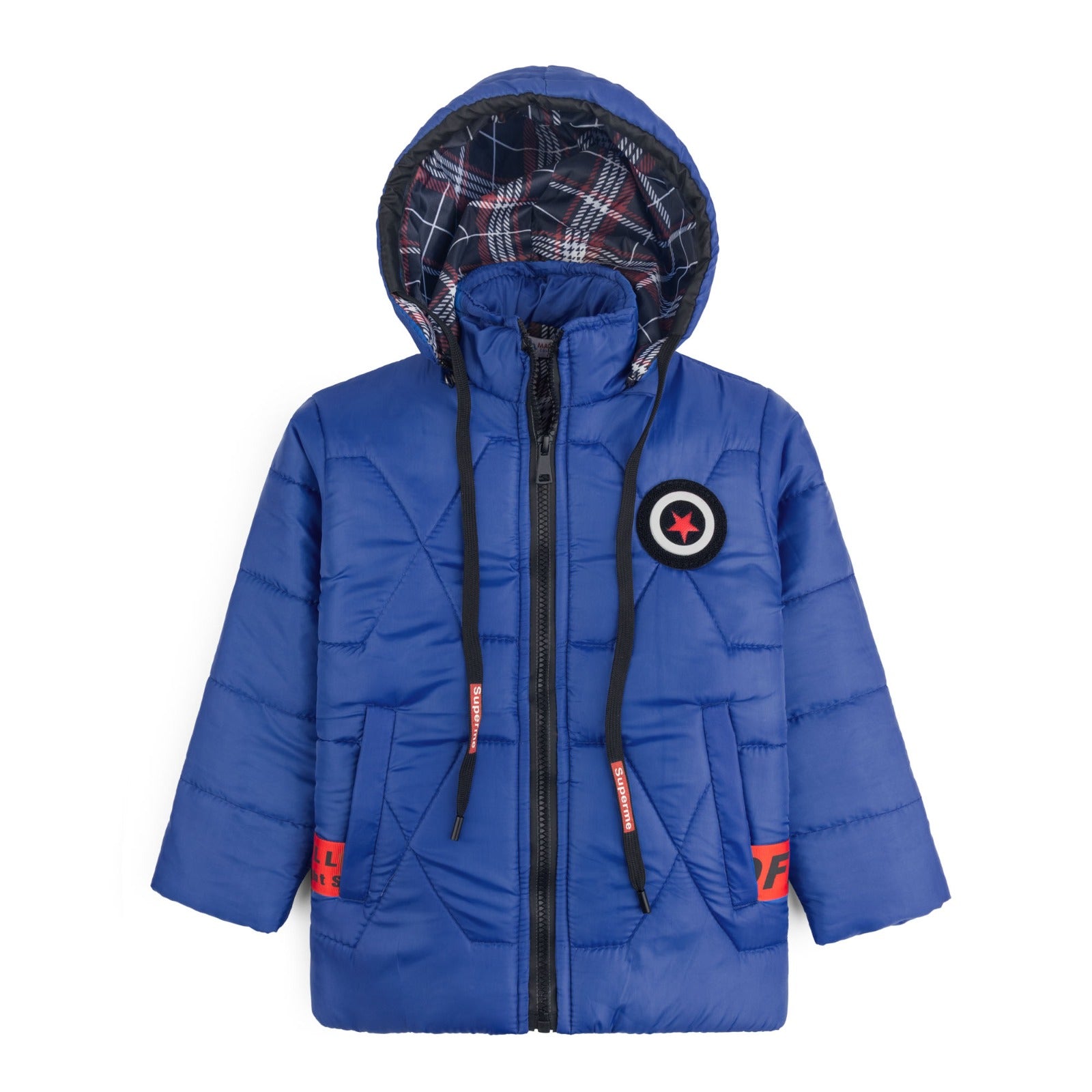 Stylish puffer Jacket- Blue B