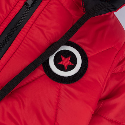 Stylish puffer Jacket- Red