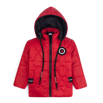 Stylish puffer Jacket- Red