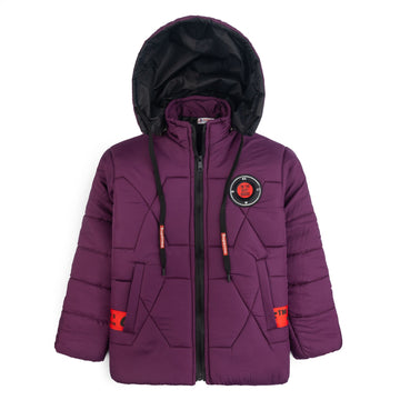 Stylish puffer Jacket- Dark Purpal