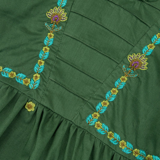Green Embroidered-2pcs