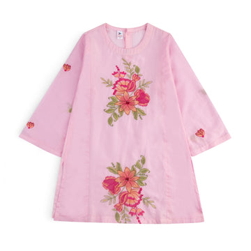 Pink PF Embroidered Shirt