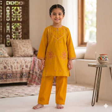 Golden Embroidered-2pcs