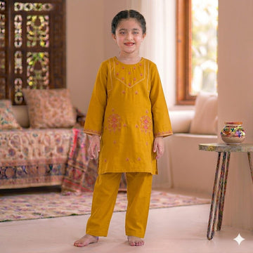 Golden Y Embroidered-2pcs