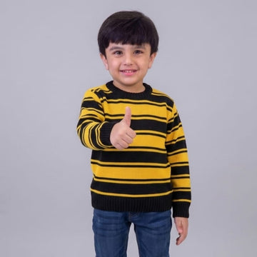 Yellow Black Sweater