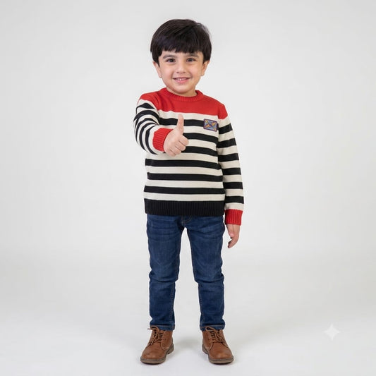 Red White Sweater