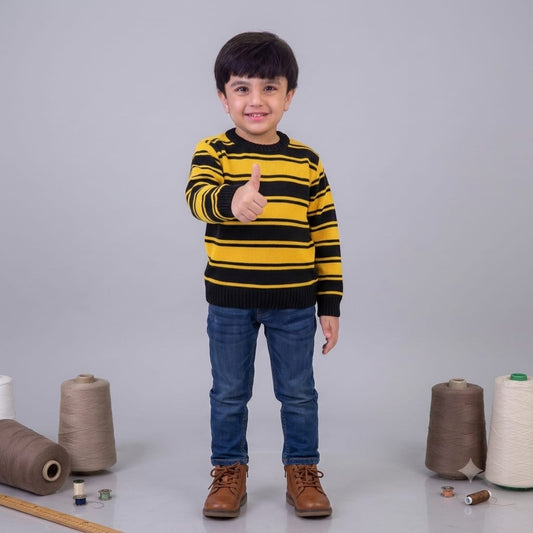 Yellow Black Sweater