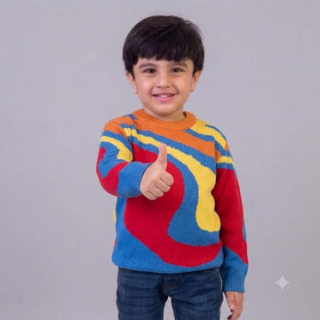 Blue Red Y Sweater
