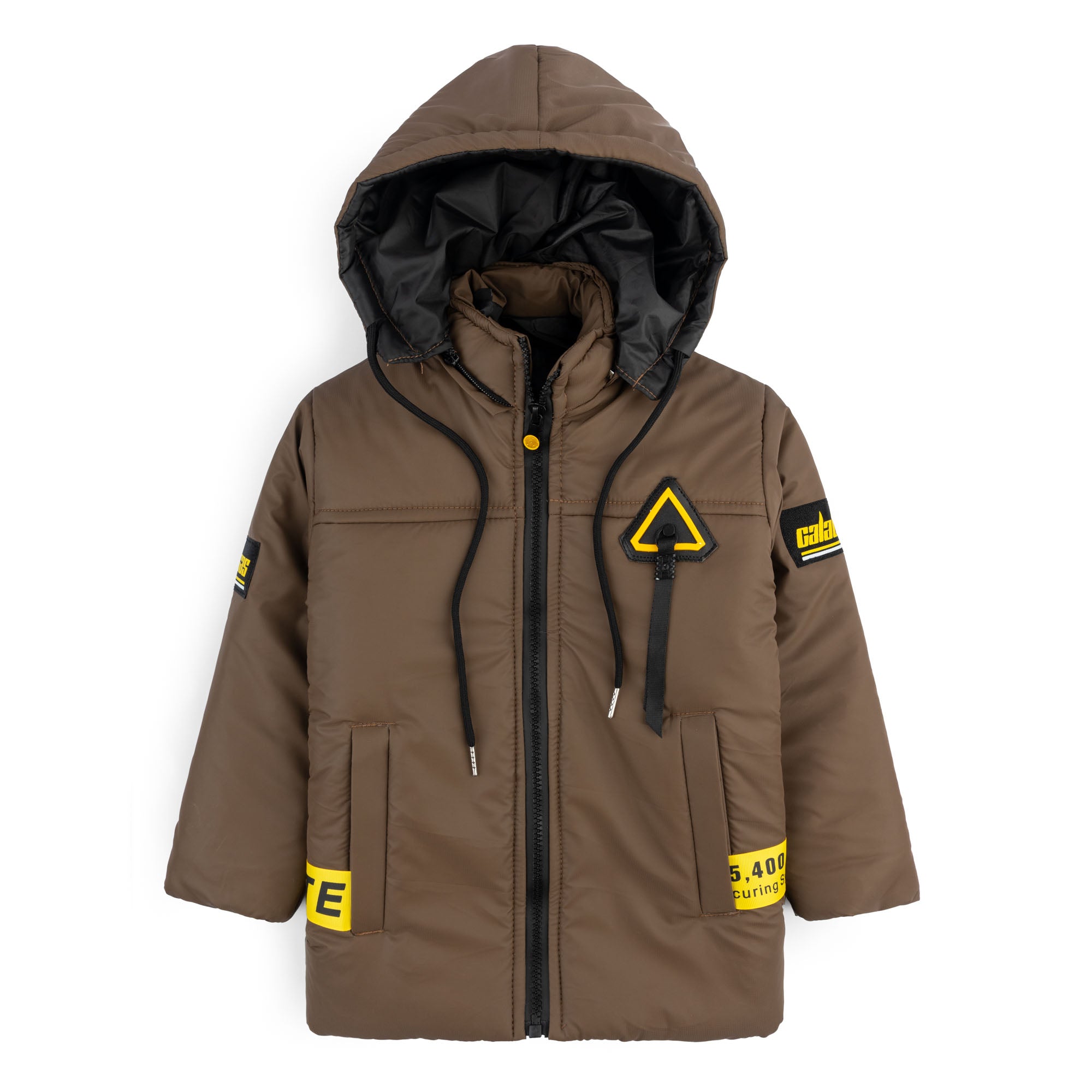 China puffer Jacket-Brown