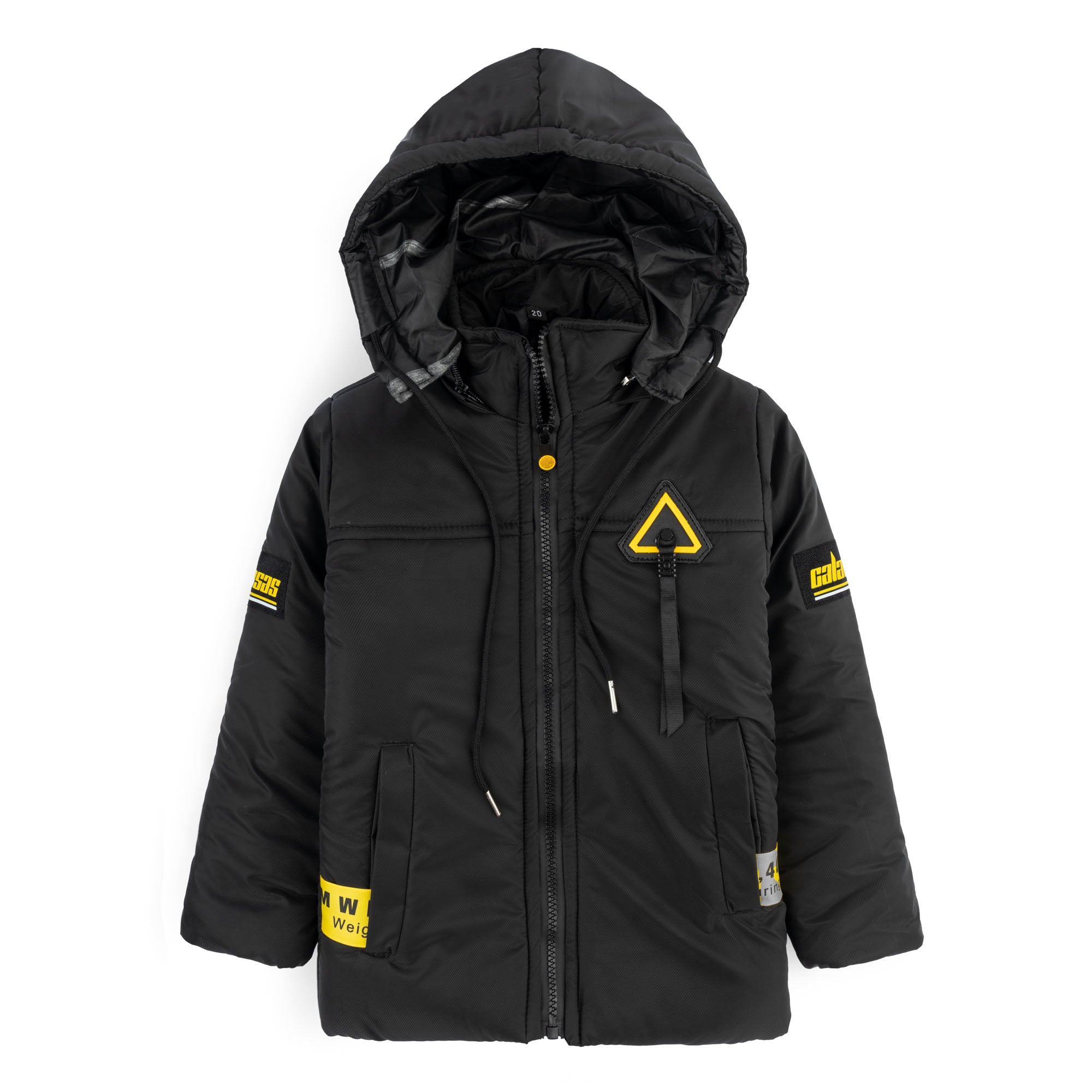 China puffer Jacket-Black