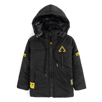 China puffer Jacket-Black