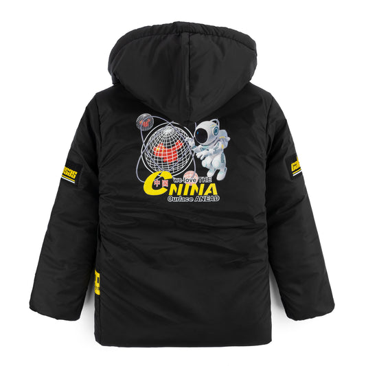 China puffer Jacket-Black